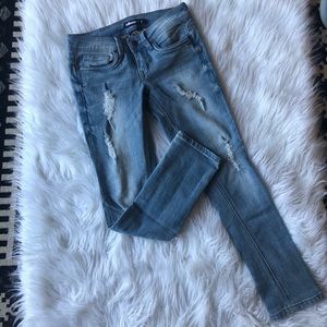 Dollhouse Charley Distressed Crop Jeans NWOT!